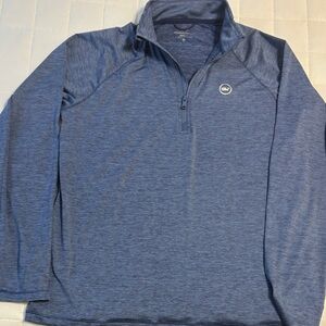 Vineyard Vines Kids Blue Quarter-Zip Shirt